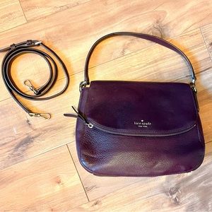 Kate Spade Medium handbag. Style: Jackson. Color: Dark Cherrywood. Purse